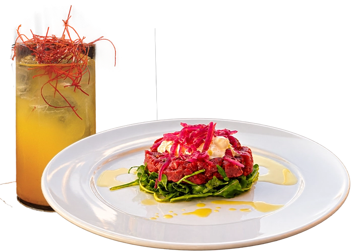 Tartare e drink alla Goletta Seaside